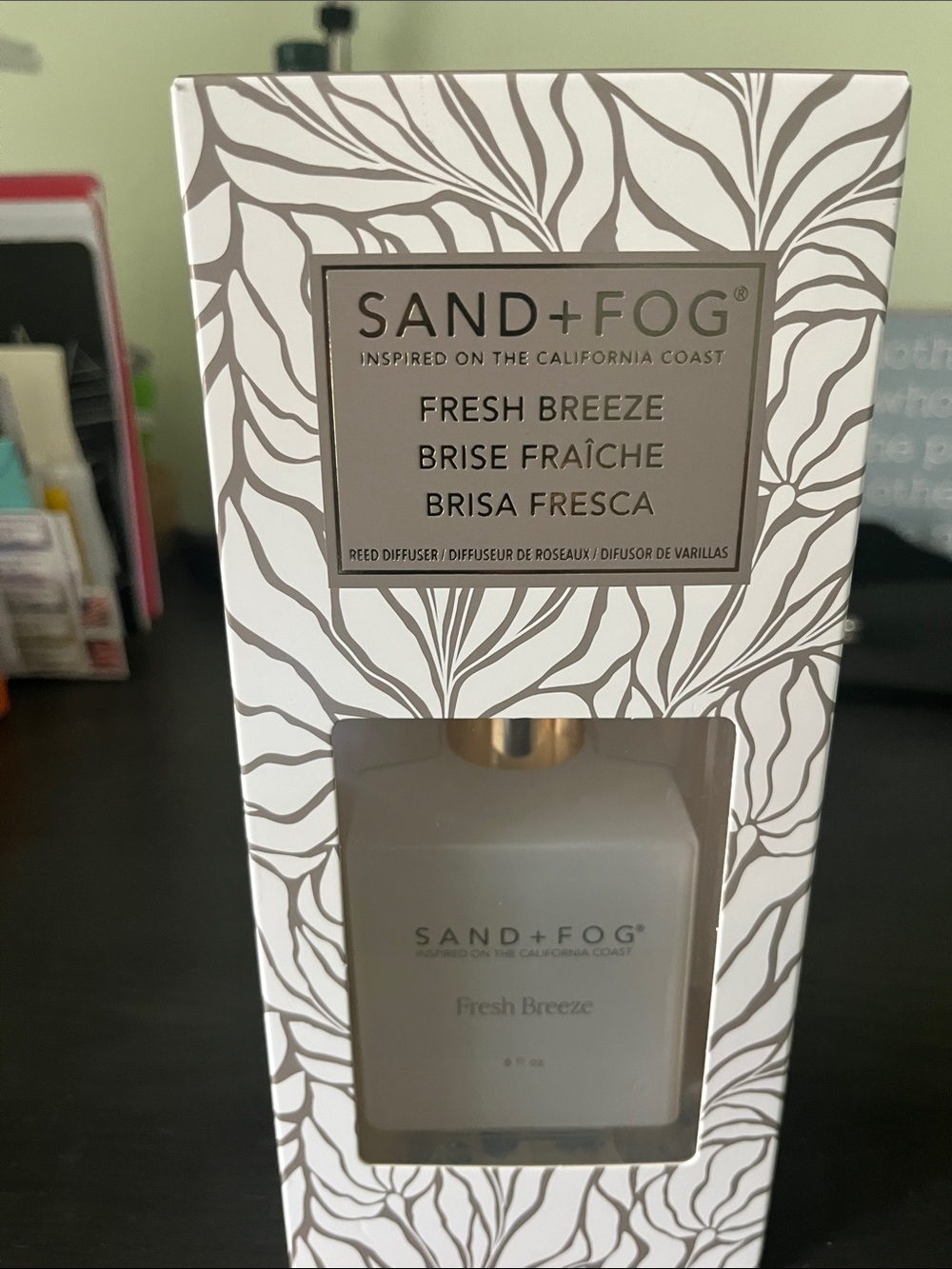 SAND+FOG Fresh Breeze Reed Diffuser - White